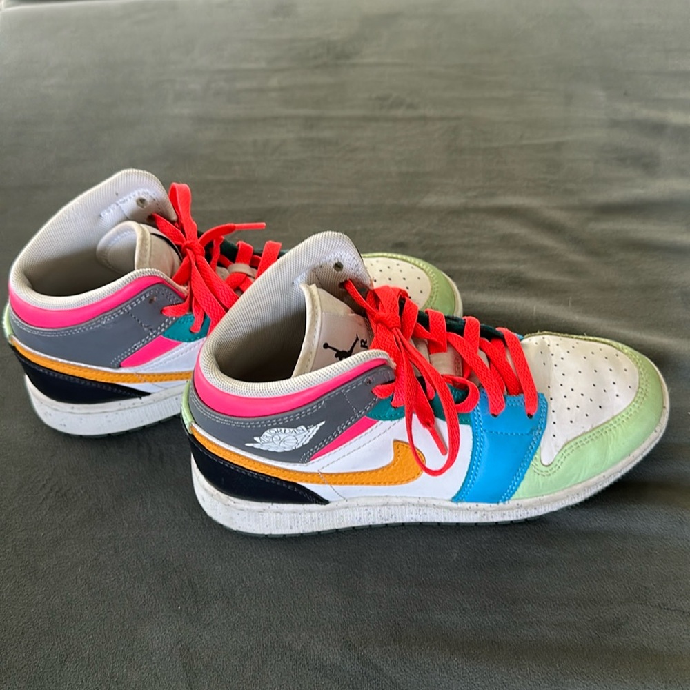 Kids Nike Air Jordan high top sneakers